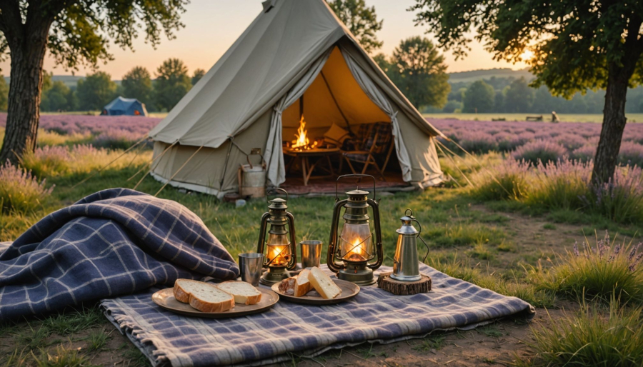 Geniet van romantisch kamperen in de natuur van Frankrijk